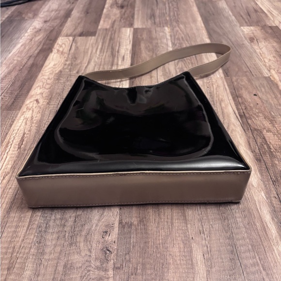 Chenson black and brown leather shoulder bag - Picture 2 of 3